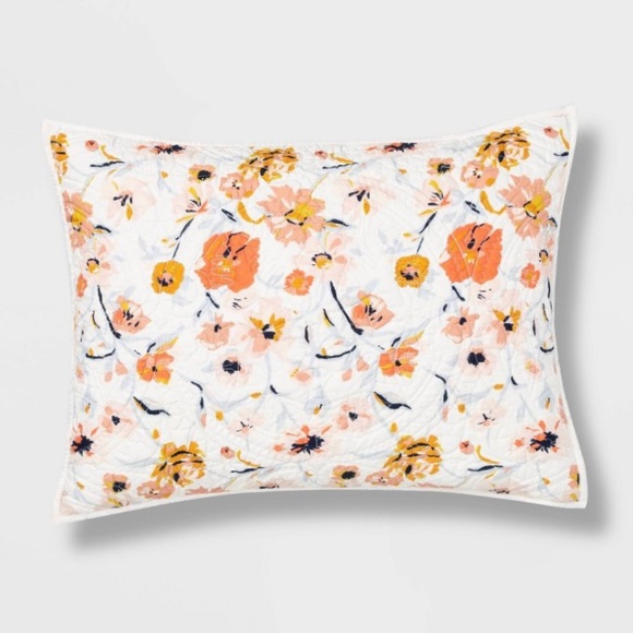 Opalhouse Standard FLORAL Medallion Pillow Sham - Picture 3 of 7